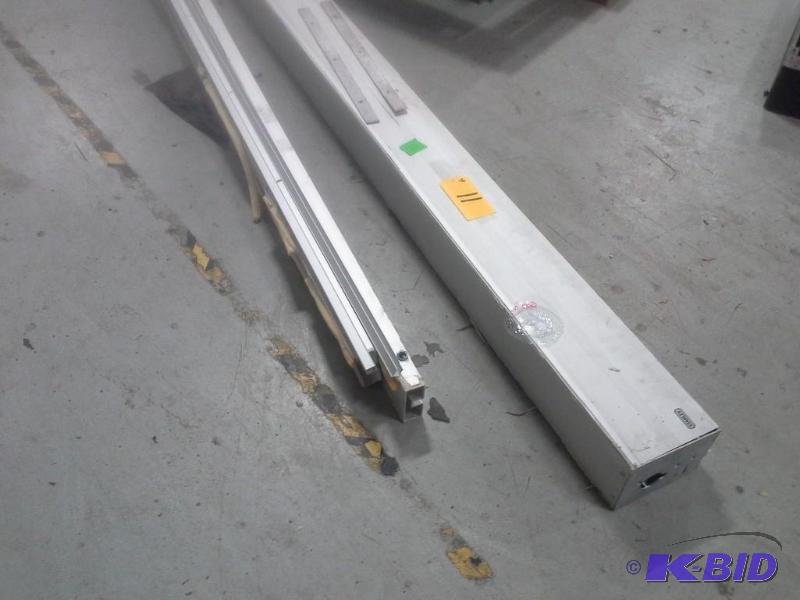 lot 11 image: Stanley Magic Door, Glass Sliding Door, With (3) Push Switch Activation Boxes,