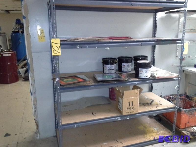 lot 138 image: Metal Shelving