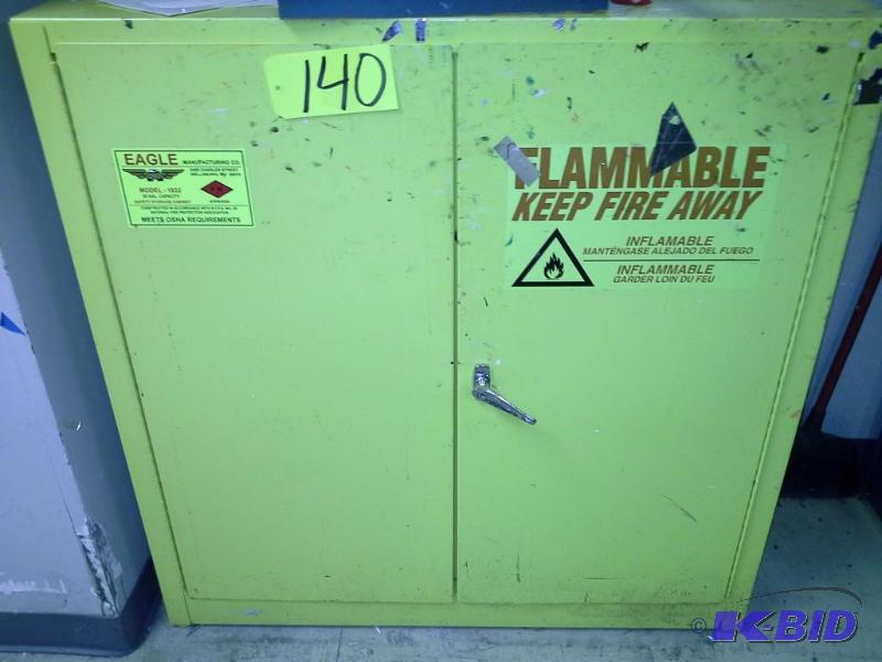 lot 140 image: Safety Storage Cabinet