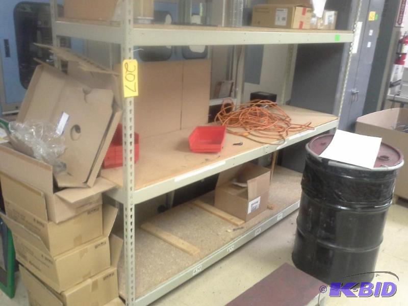 lot 207 image: Light Duty Shelving,