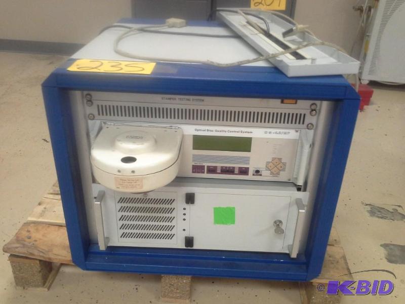 lot 235 image: Koch Optical Disc Quality Control System,