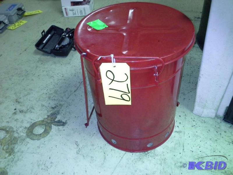 lot 279 image: Oily Waste Can