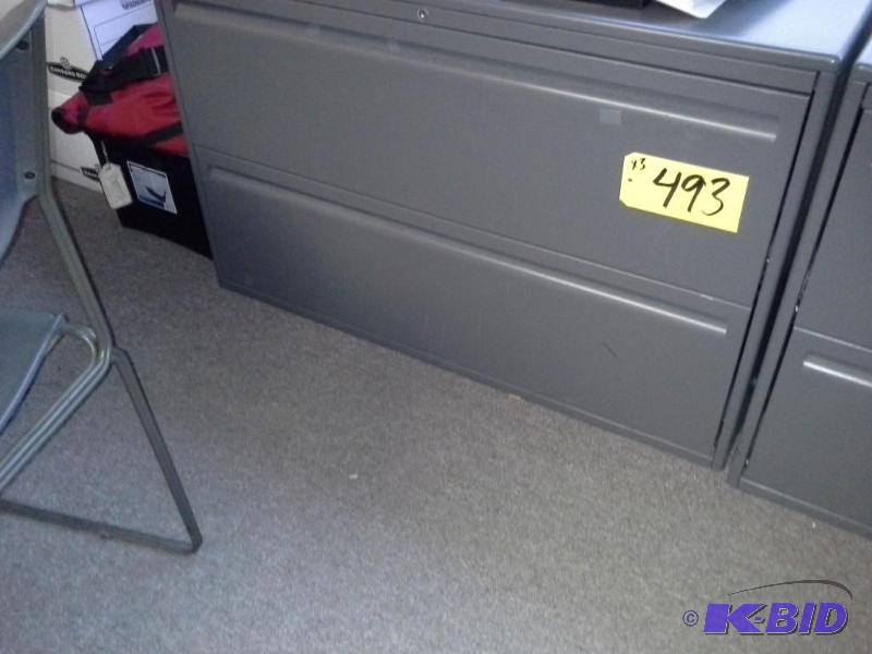 lot 493 image: Lateral File Cabinets