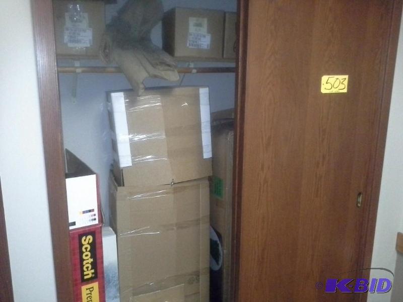 lot 503 image: Contents Of Closet, Includes