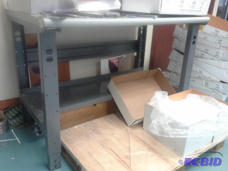 lot 505 image: 2 Work Station Tables