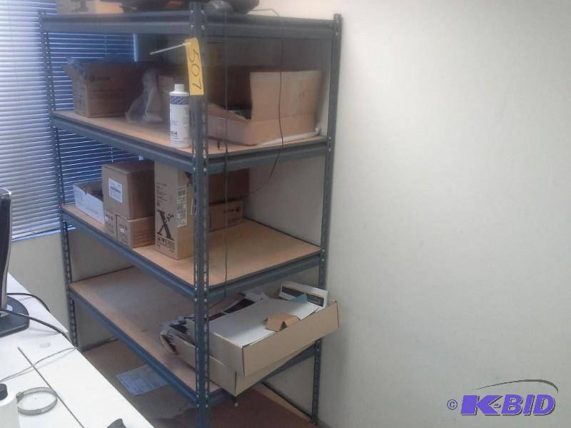 lot 507 image: Shelf Racking, Light Duty