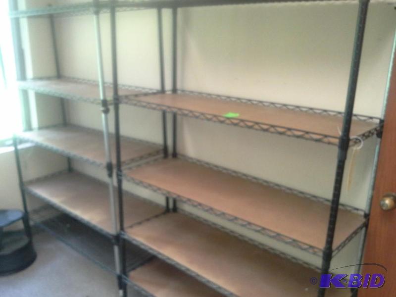 lot 532 image: 2 Metro Style Shelves,