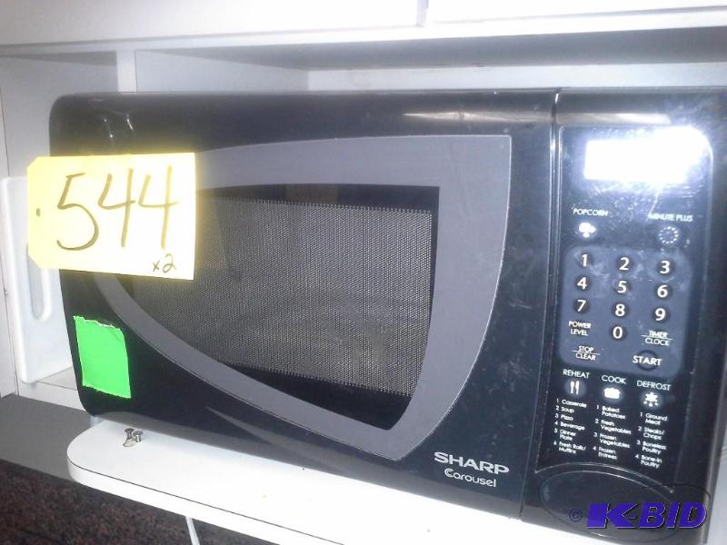 lot 544 image: 2 Microwaves,