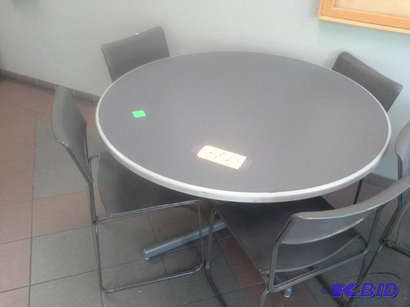 lot 550 image: Table And 4 Chairs,