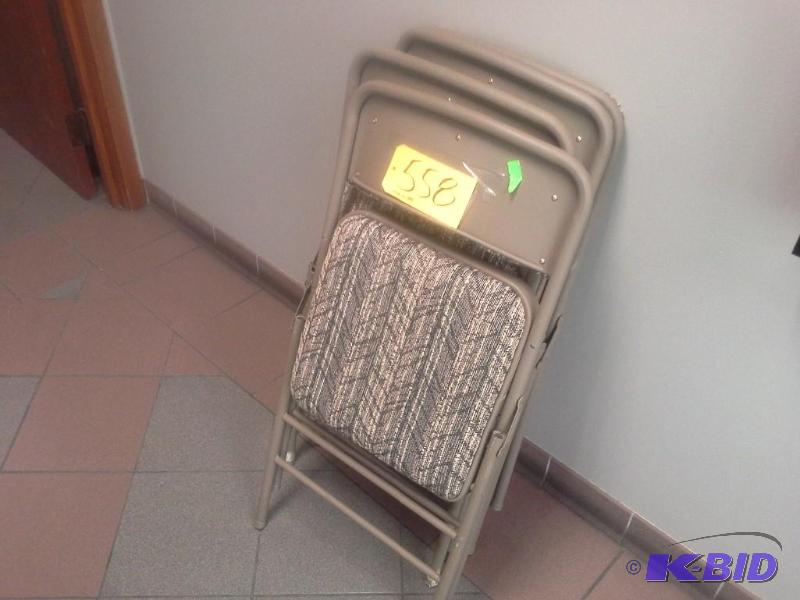 lot 558 image: 4 Folding Chairs,