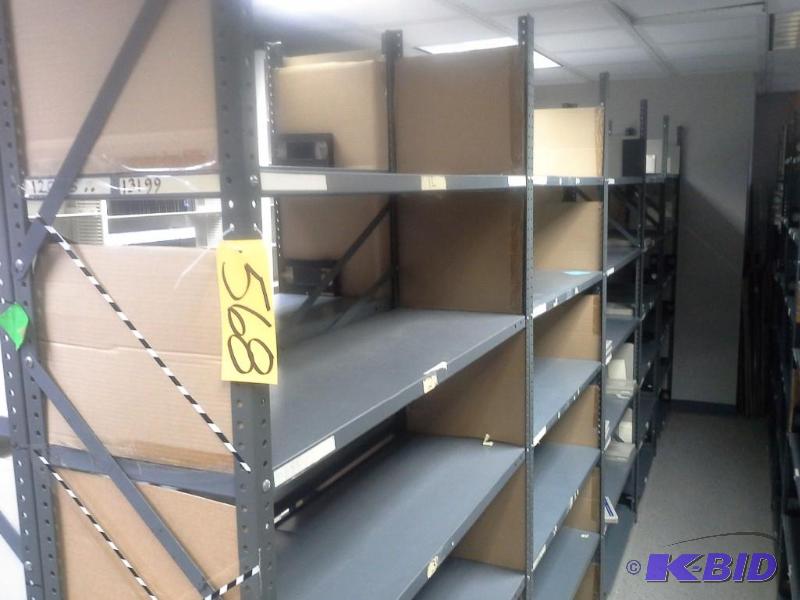 lot 568 image: Steel Shelving.