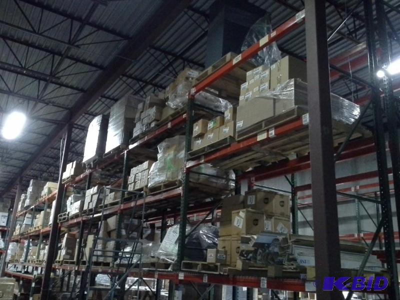 lot 58 image: Pallet Racking, Teardrop Style,