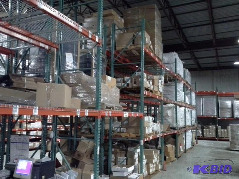 lot 74 image: Pallet Racking, Teardrop Style