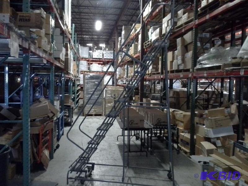 lot 79 image: Cotterman Warehouse Rolling Ladder