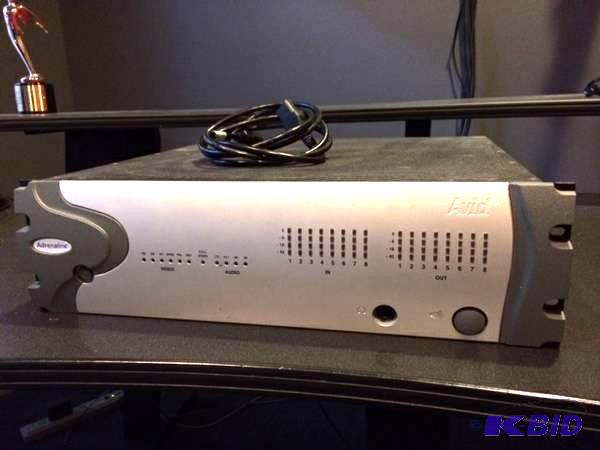lot 16 image: Avid Adrenaline Interface, Drives, Splitter, Keyboard and Dongles