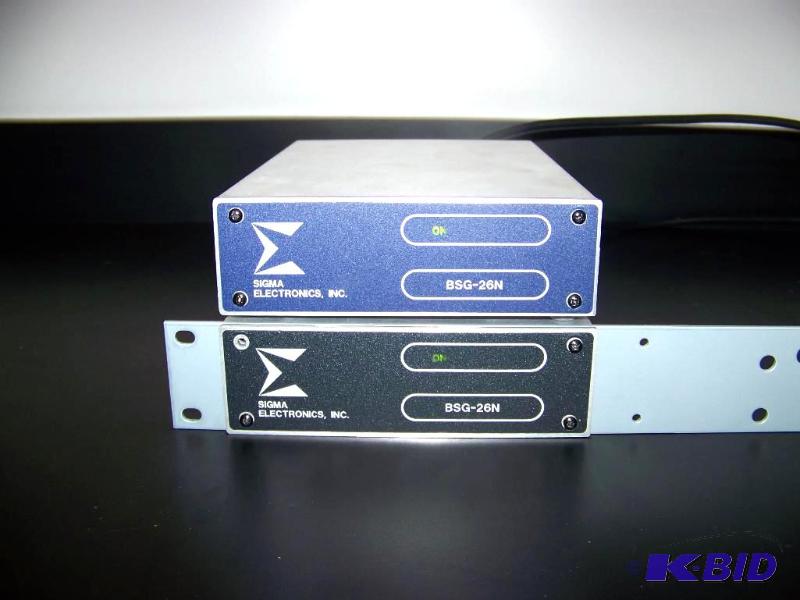 lot 27 image: (2) Sigma Electronics, Blackburst  Black Signal Generators