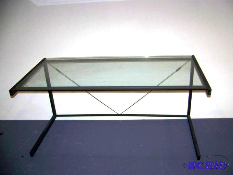 lot 54 image: Glass Top Desk