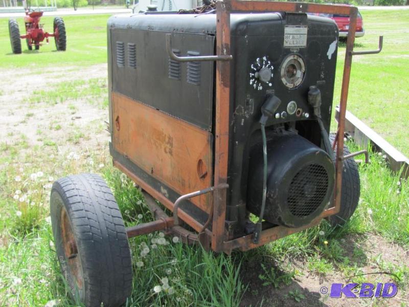 HOBART &nbspportable welder on whe...