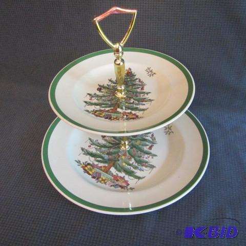 lot 27 image: Spode Tier Plate
