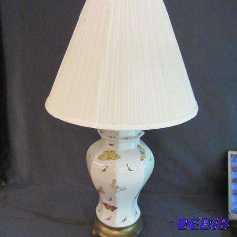 lot 41 image: Butterfly Table Lamp