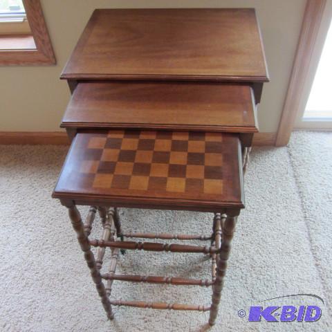 lot 53 image: Nesting Tables