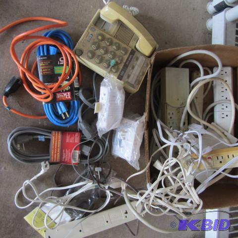 lot 88 image: Power Cords, Strips