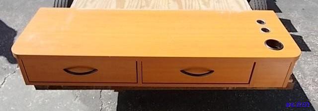 Walnut 2-Drawer 48 Inch Wall Statio...