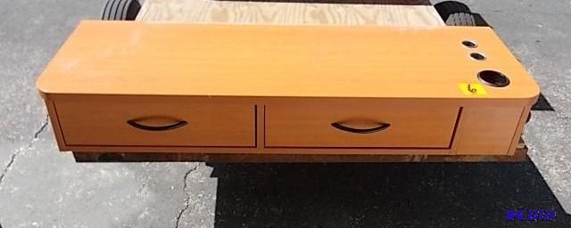 Walnut 2-Drawer 48 Inch Wall Statio...