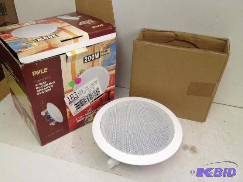 Pyle 200w 6 12 2 way In Ceiling Speaker
