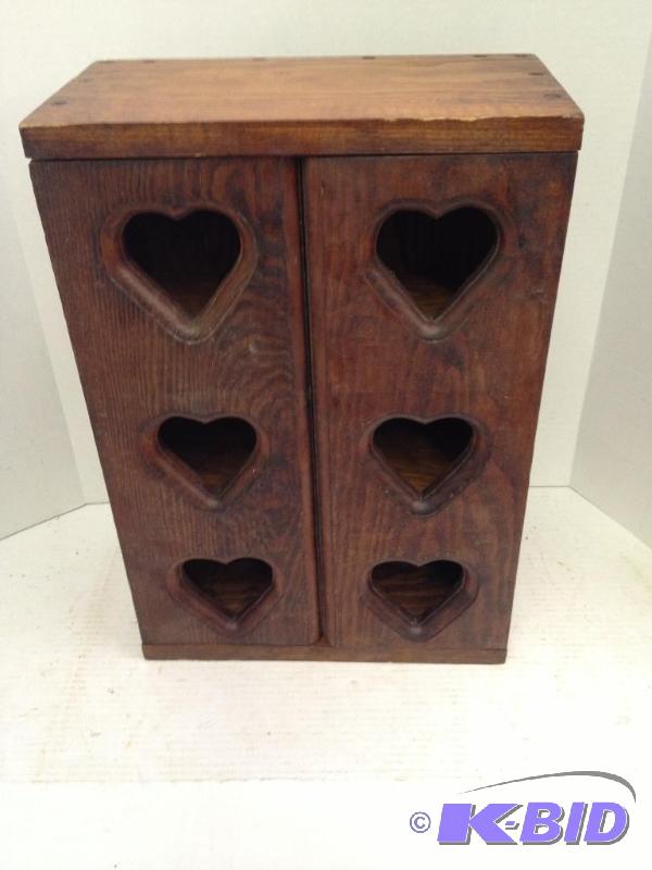 Heart Curio Cabinet