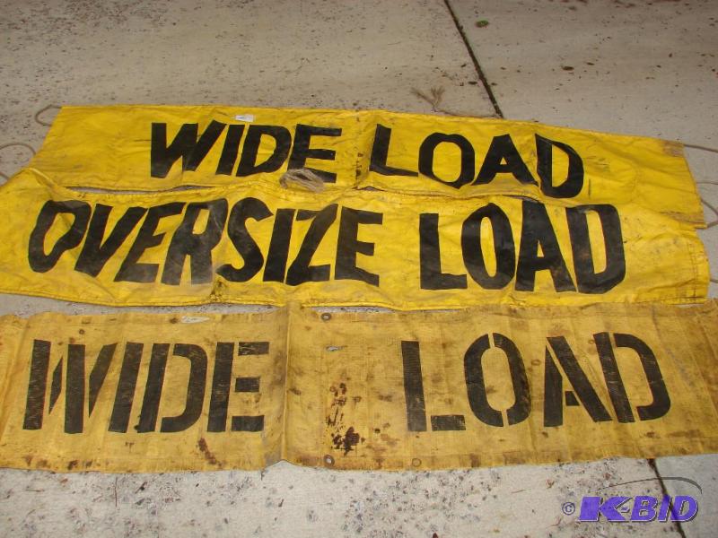 Oversized Load banners