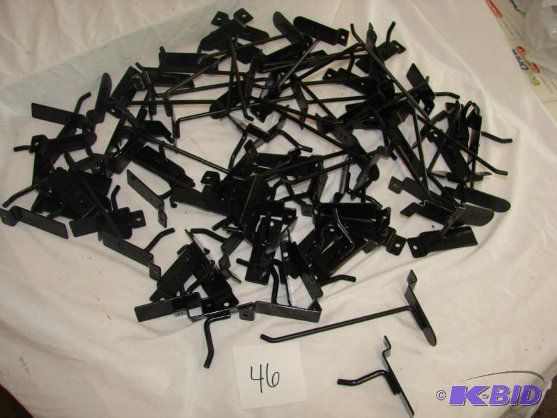 Set Of Black Metal Hooks