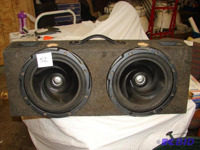 Two Kenwood 12 Subwoofers