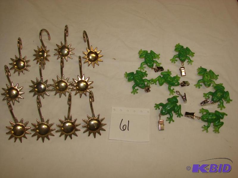 Two Sets Of Shower Rings