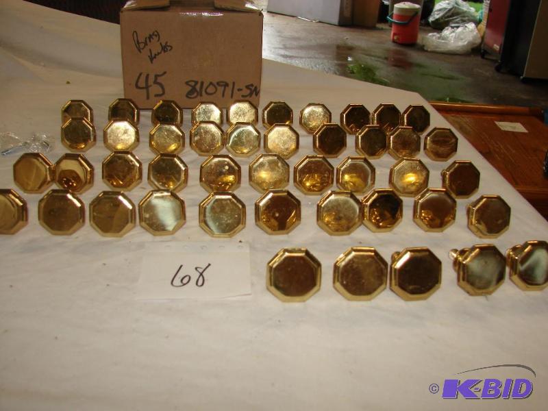 45 Brass Cabinet DoorDrawer Knobs