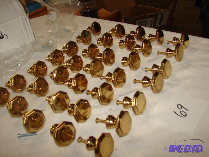 35 Brass Cabinet DoorDrawer Knobs