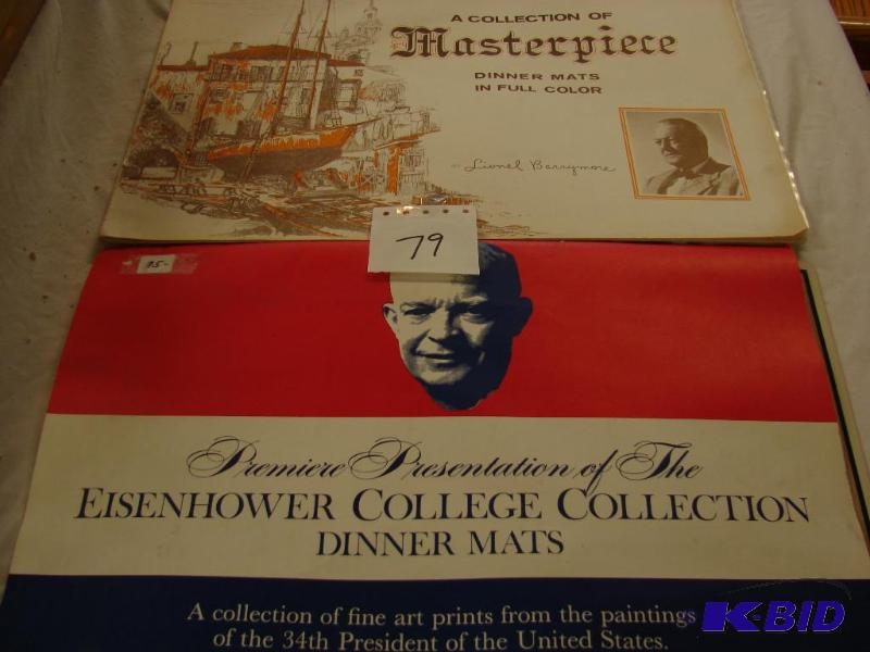 Placemats, Collectibles still in original packages.