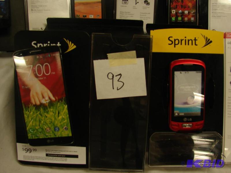 Lot of (7) Display Units And Phones