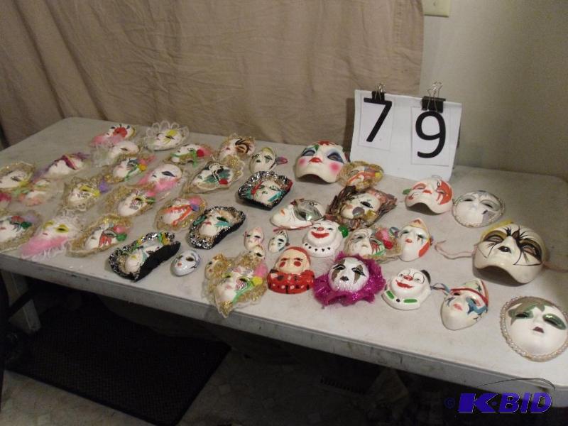lot 118 image: Mask Collections. All sizes and sty...