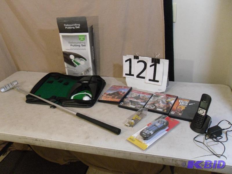 lot 121 image: Rebounding Putting Set, Universal R...
