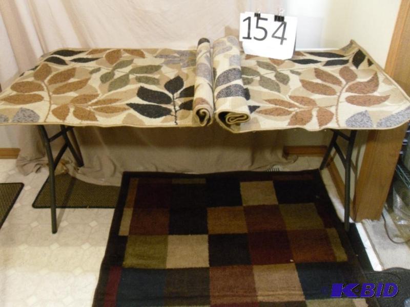 lot 154 image: 46" x 64" Area Rug and 2 ...