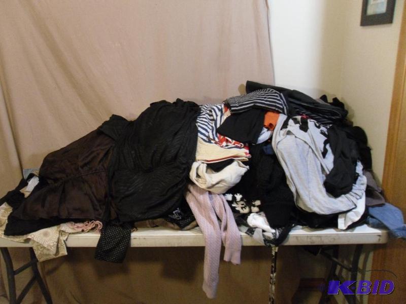 lot 171 image: LARGE Lot of Assorted Womens Tops, ...