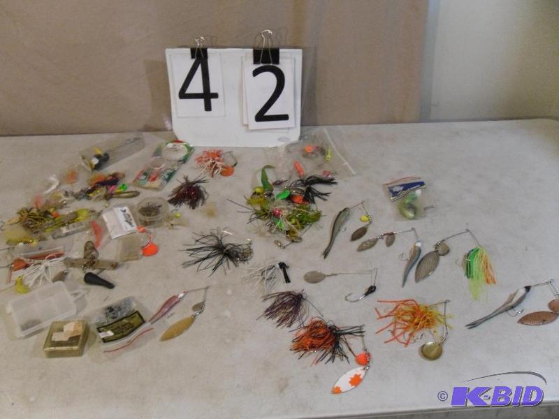 lot 42 image: Lot of Assorted Fishing and Tackle....
