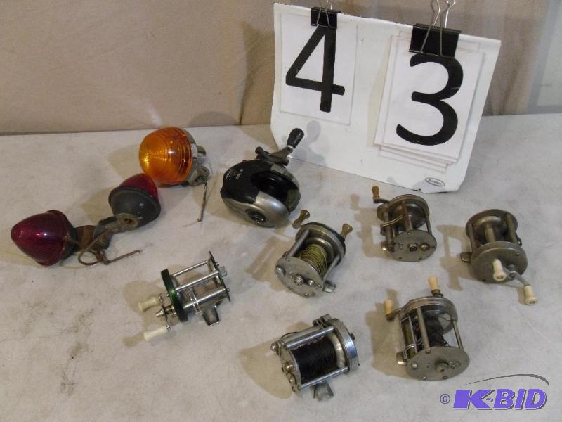 lot 43 image: 7 Assorted Fishing Reels. Some appe...