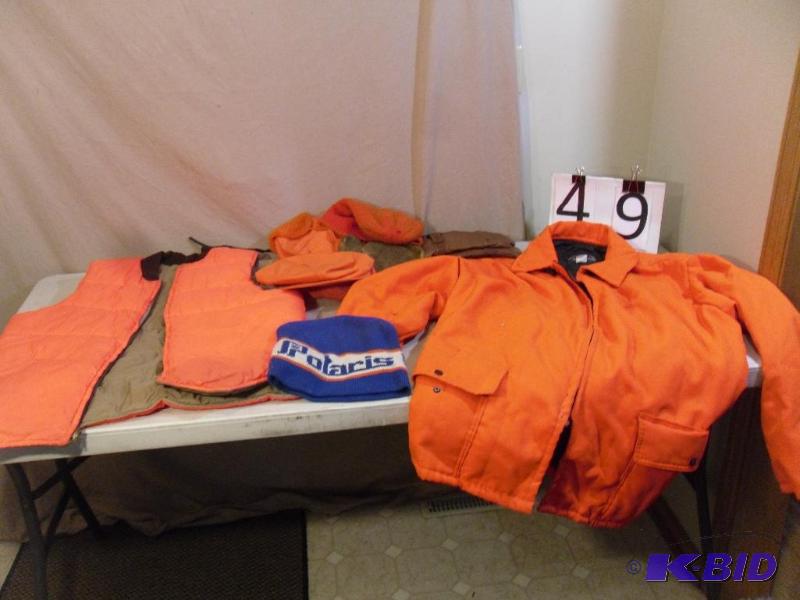 lot 49 image: Lot of Assorted Hunting Clothing. R...