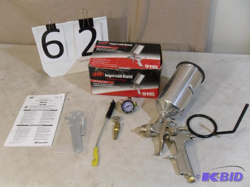 lot 62 image: Ingersoll Rand HVLP Spray Gun. Mode...