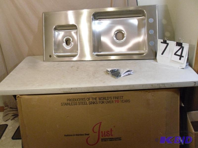 lot 74 image: New &quotJust" Stainless Stee...
