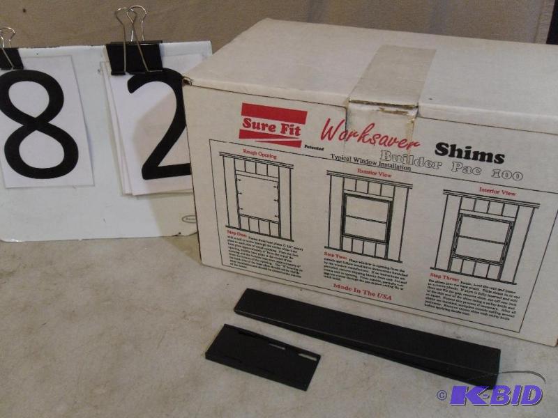 lot 82 image: Box of New Sure Fit&nbspWorksaver&...
