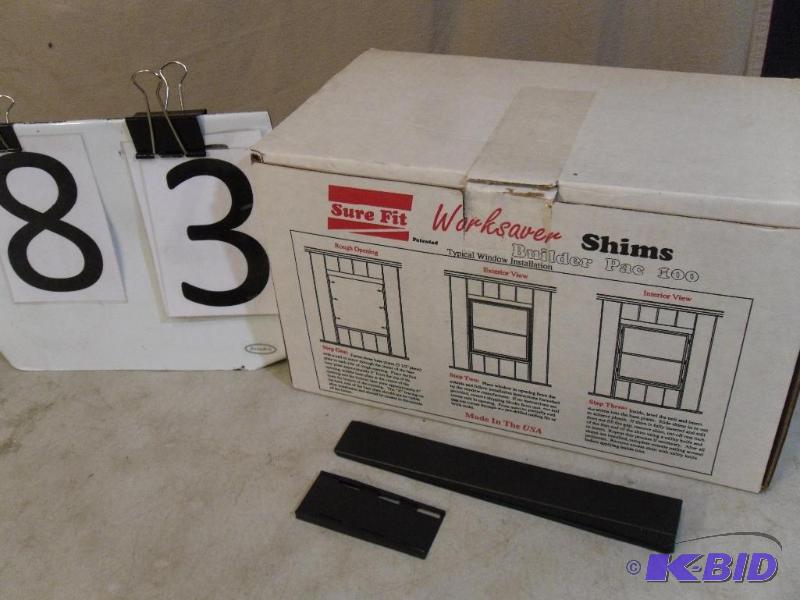 lot 83 image: Box of New Sure Fit&nbspWorksaver&...