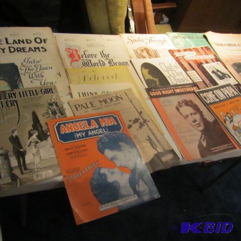 lot 101 image: Sheet Music